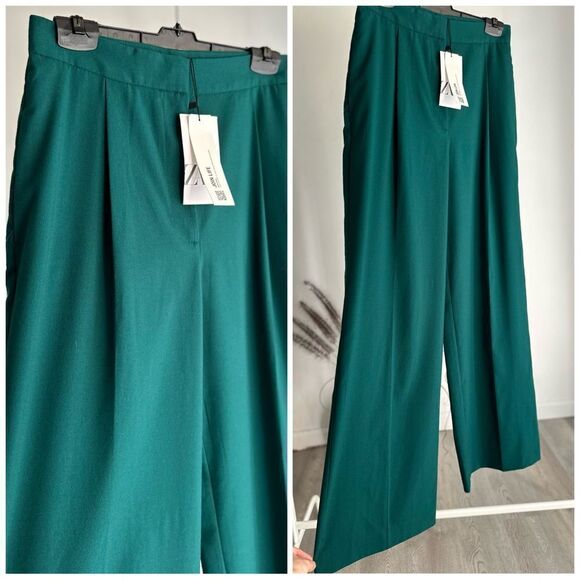 ZARA Masculine Wide Leg Pants New - Picture 6 of 6
